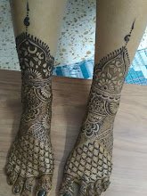 Gulab mehandi art