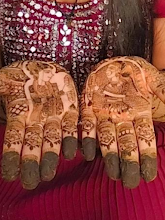 Poonam’s mehndi