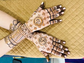 Brahmi Mehndi Art — photo 4