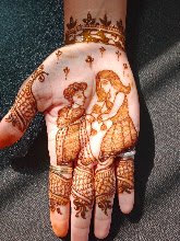 Brahmi Mehndi Art — photo 2