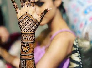 Krishna mehandi art — photo 4